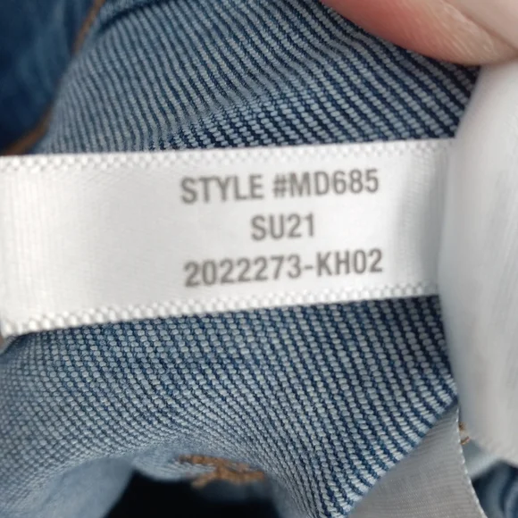 Madewell Roadtripper Skinny Jeans High Rise Stretchy Medium Wash Whisker Size 27 - Picture 14 of 15